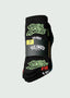 Black Multi Cursive Crew Socks 5-Pack