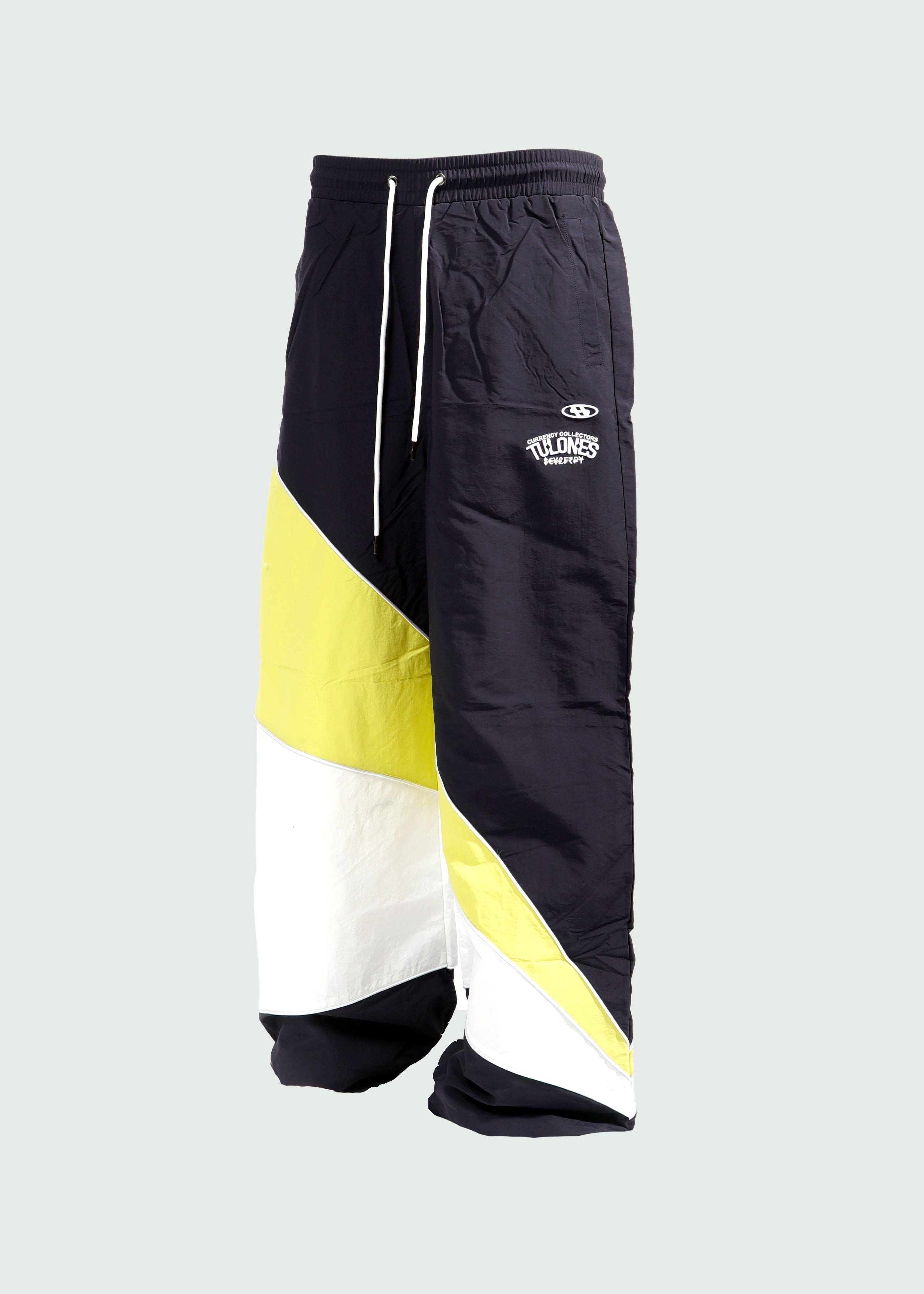 80's Currency Collector Nylon Pants Navy/White – Tulones