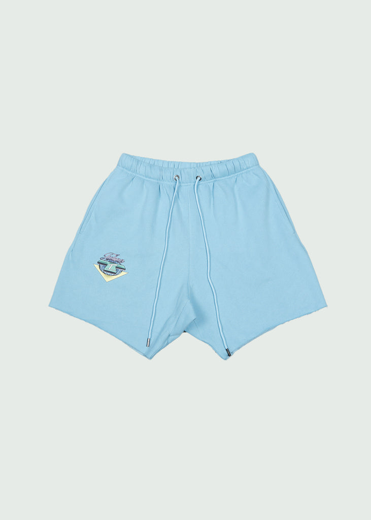 Currency Makes The World Turn Cotton Shorts Blue