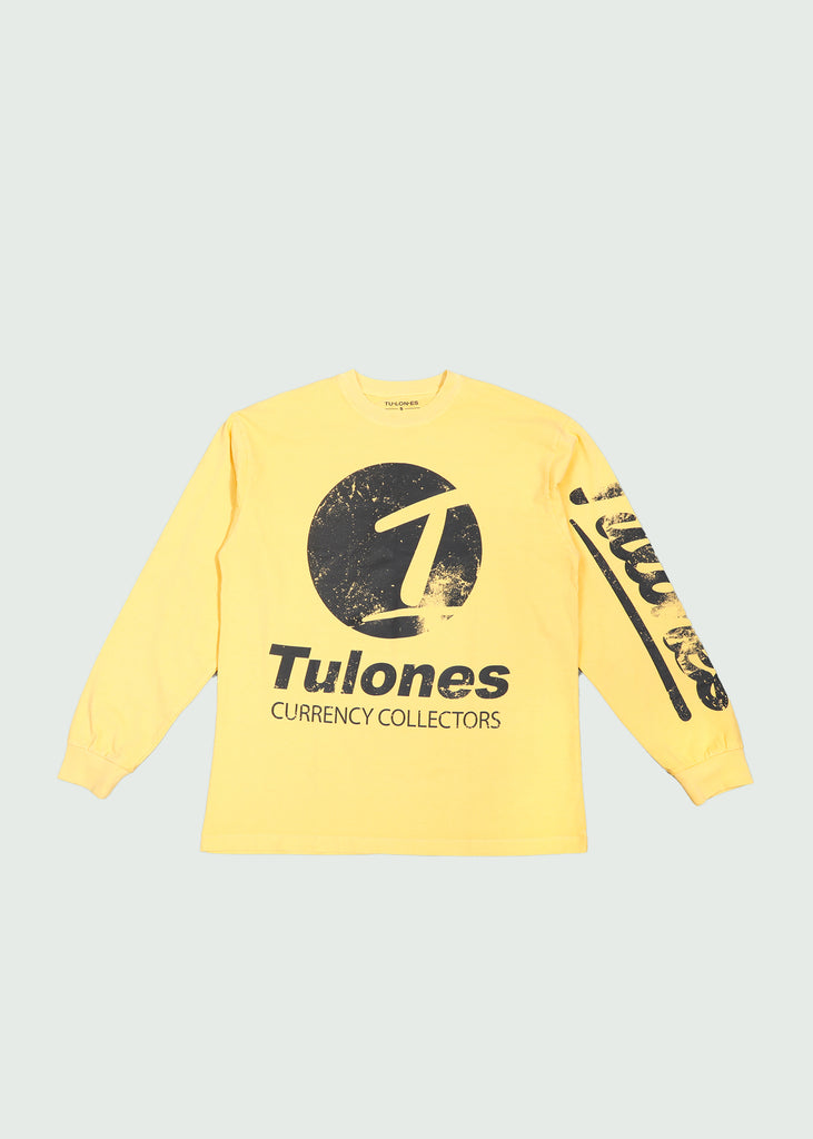 Money Counter Long-Sleeve T-shirt Yellow