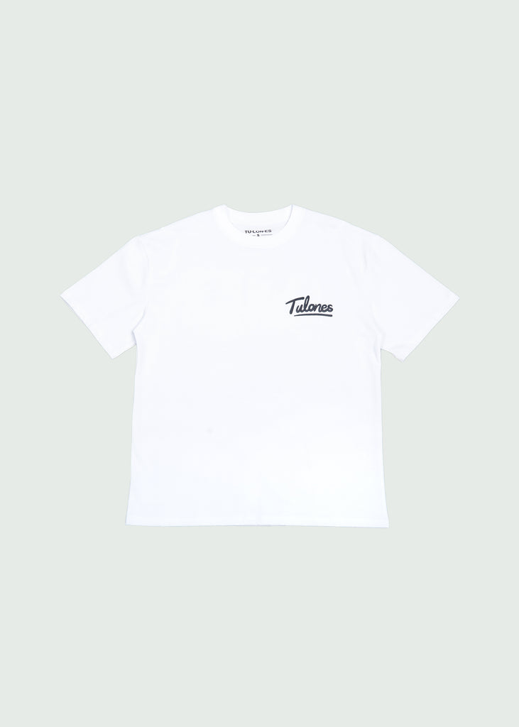 Blue Bank Notes T-Shirt White