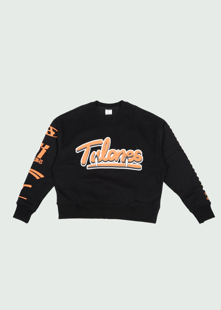 Orange October Crewneck Black