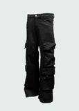 Big Pocket Jeans Black