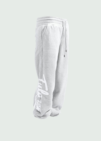 Cursive Logo Joggers Grey