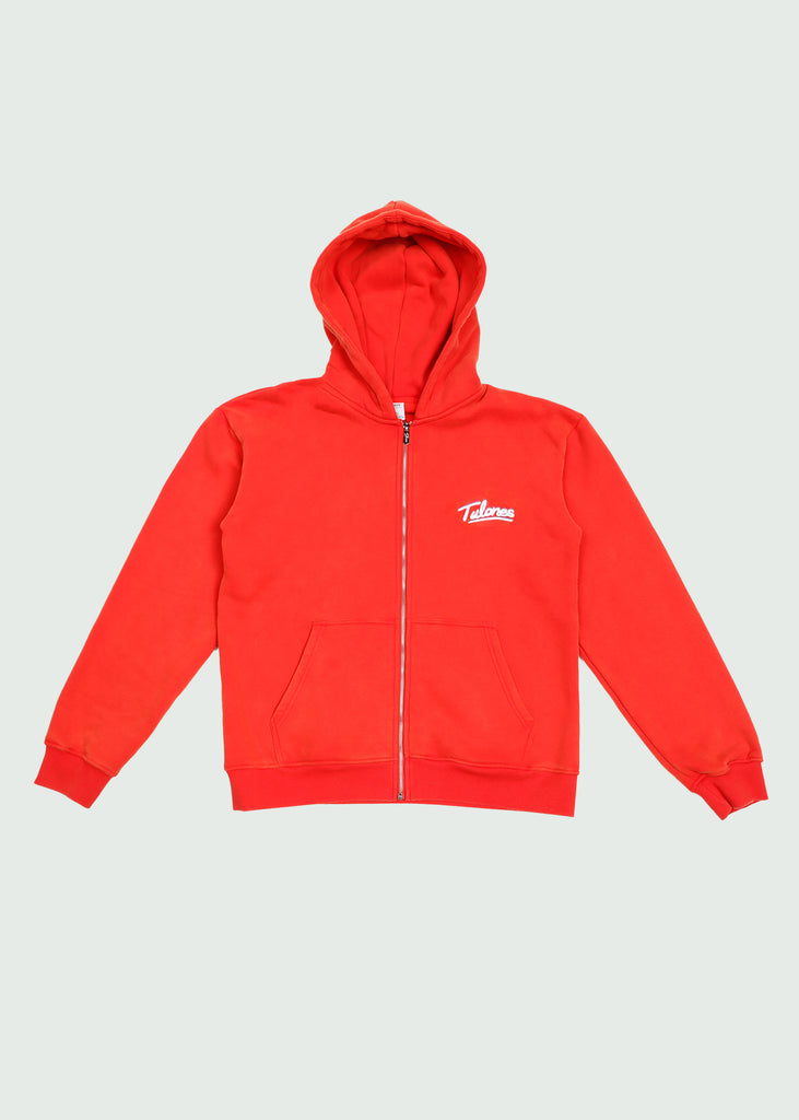 Heist Zip Up Hoodie Red