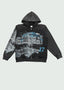 Rugged Zip-Up Hoodie Black