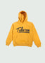 Cursive Logo Hoodie Dark Yellow