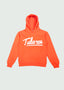 Cursive Logo Hoodie Orange
