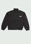 Two Stripe Nylon Zip Up Black