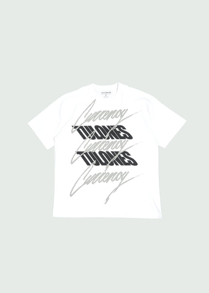 Stacked Currency T-shirt White