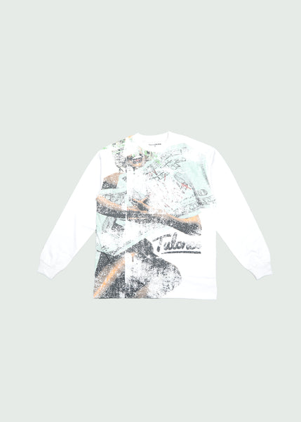 For The Love Of Money Long-Sleeve T-shirt White