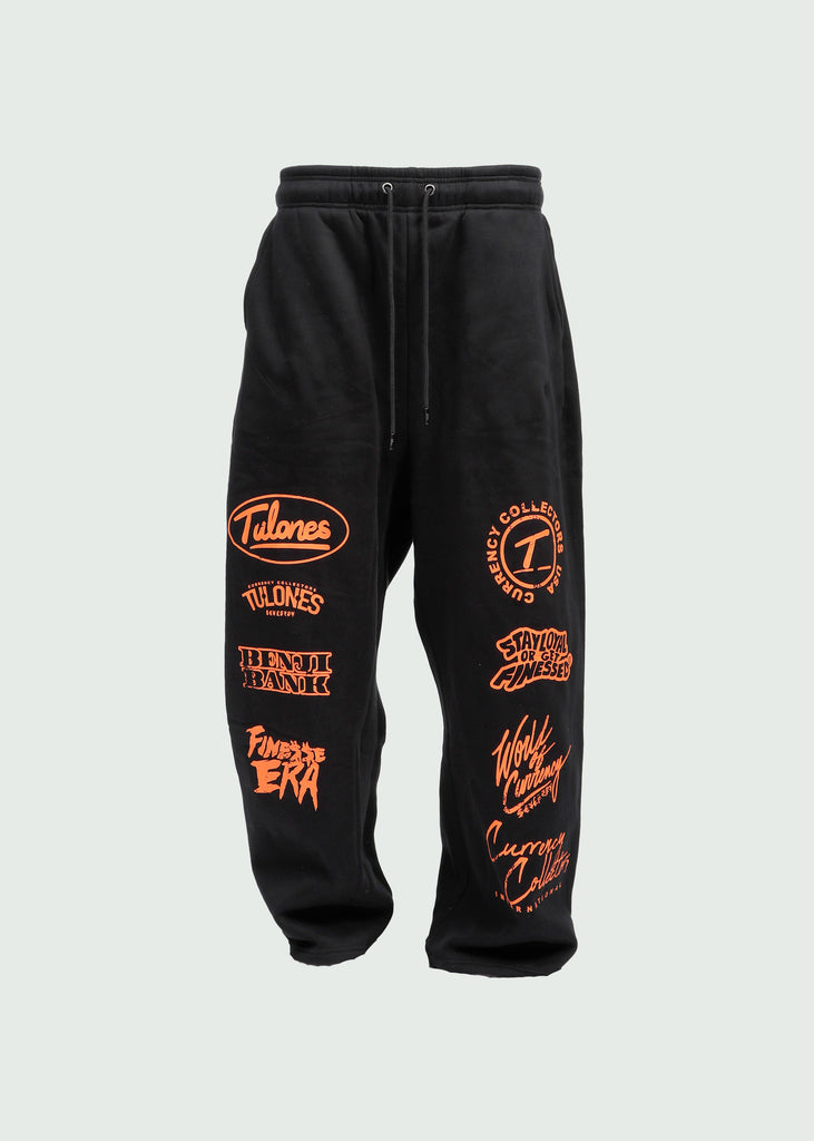 Orange October Pants Black