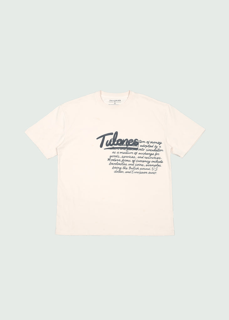 Currency Definition T-shirt Tan