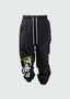 Two Stripe Nylon Pants Black
