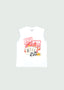 Currency Gamble Dice Cut Off T-shirt White