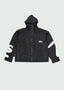 Cursive Logo Rain Jacket Black