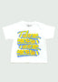 Cursive Art Kids T-shirt White