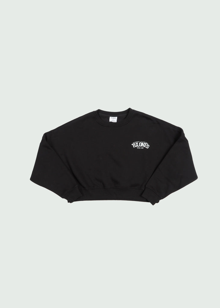 Staple Arch Crewneck Cropped Women Black