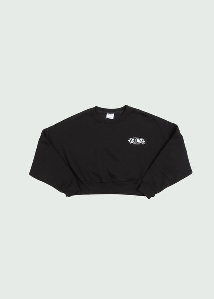 Staple Arch Crewneck Cropped Women Black