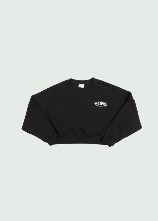 Staple Arch Crewneck Cropped Women Black