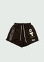 T Stamp Shorts Black