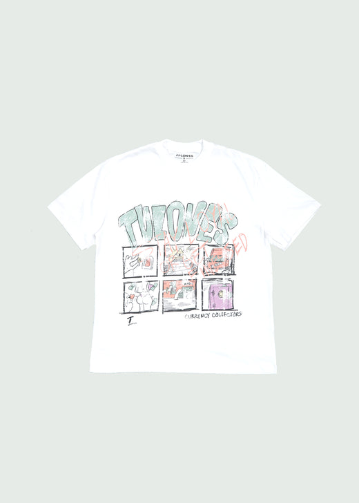Currency Collector Lifestyle T-shirt Full White
