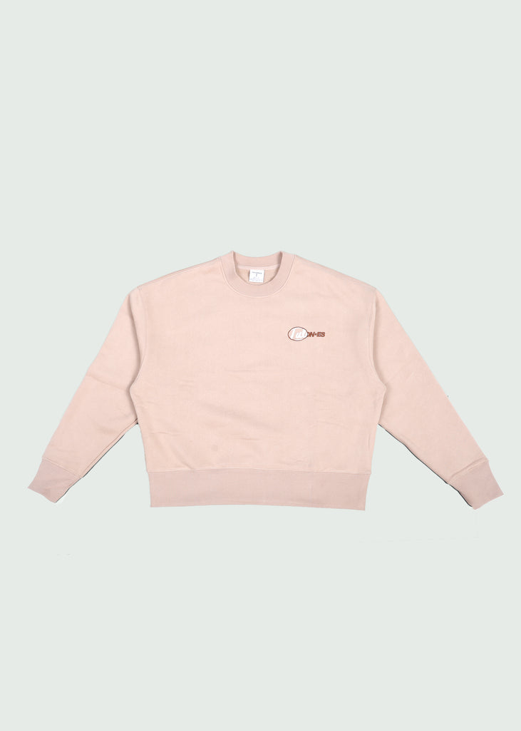 Hidden Logo Crewneck Tan
