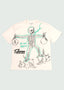Skeleton Get Money T-shirt Cream