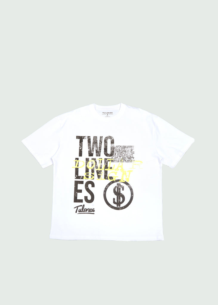 Dollar Sign T-Shirt White