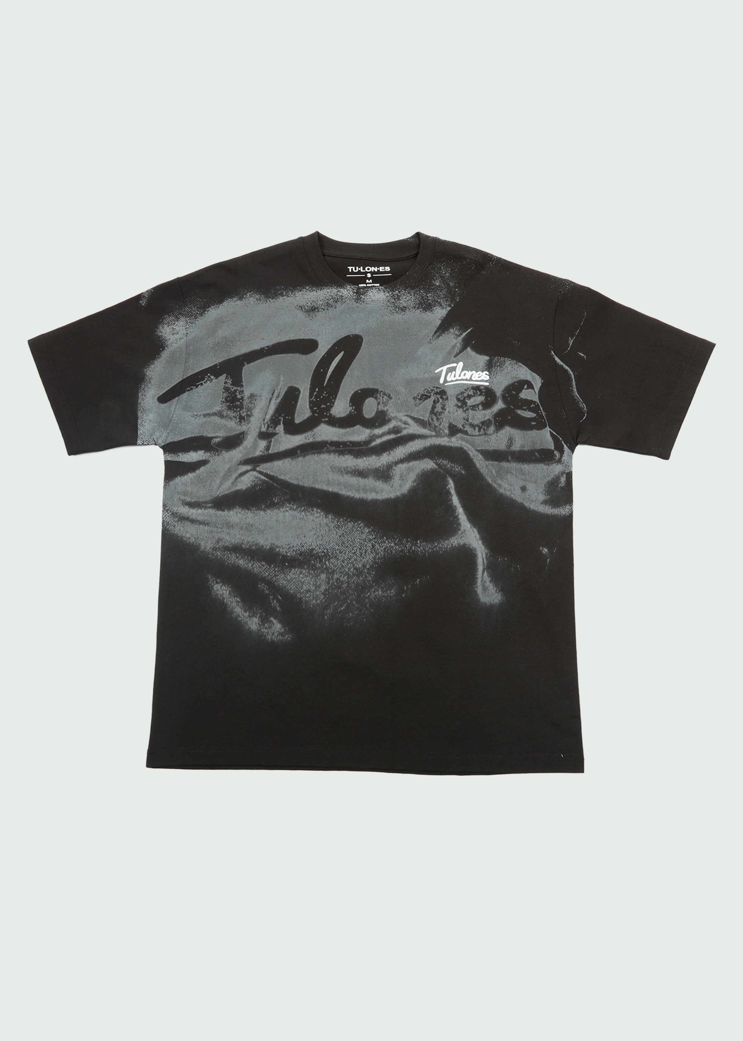 Folded Logo T-shirt Black – Tulones