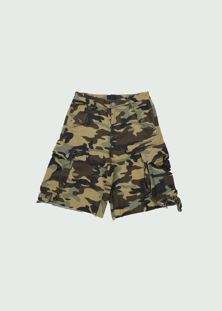 Baggy Camo Cargo Shorts