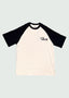 Raglan T-shirt Cream & Black