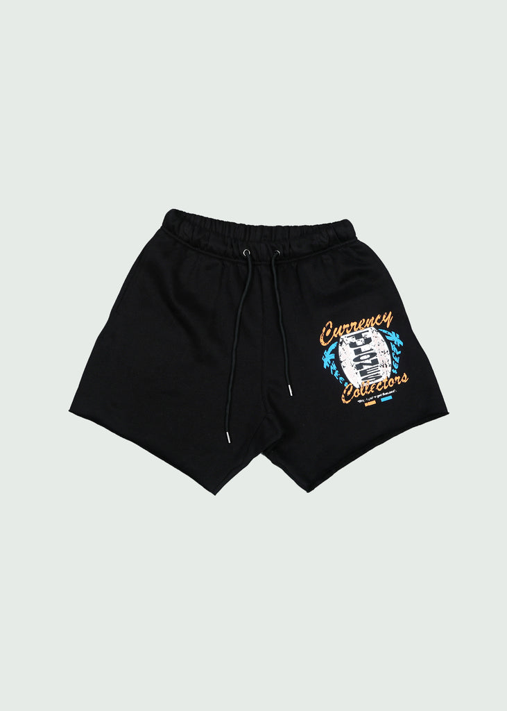 Retro Cotton Shorts Black