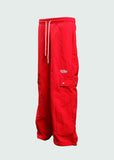 Nylon Pants Red