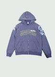 Classified Currency Collector Zip-Up Hoodie Navy