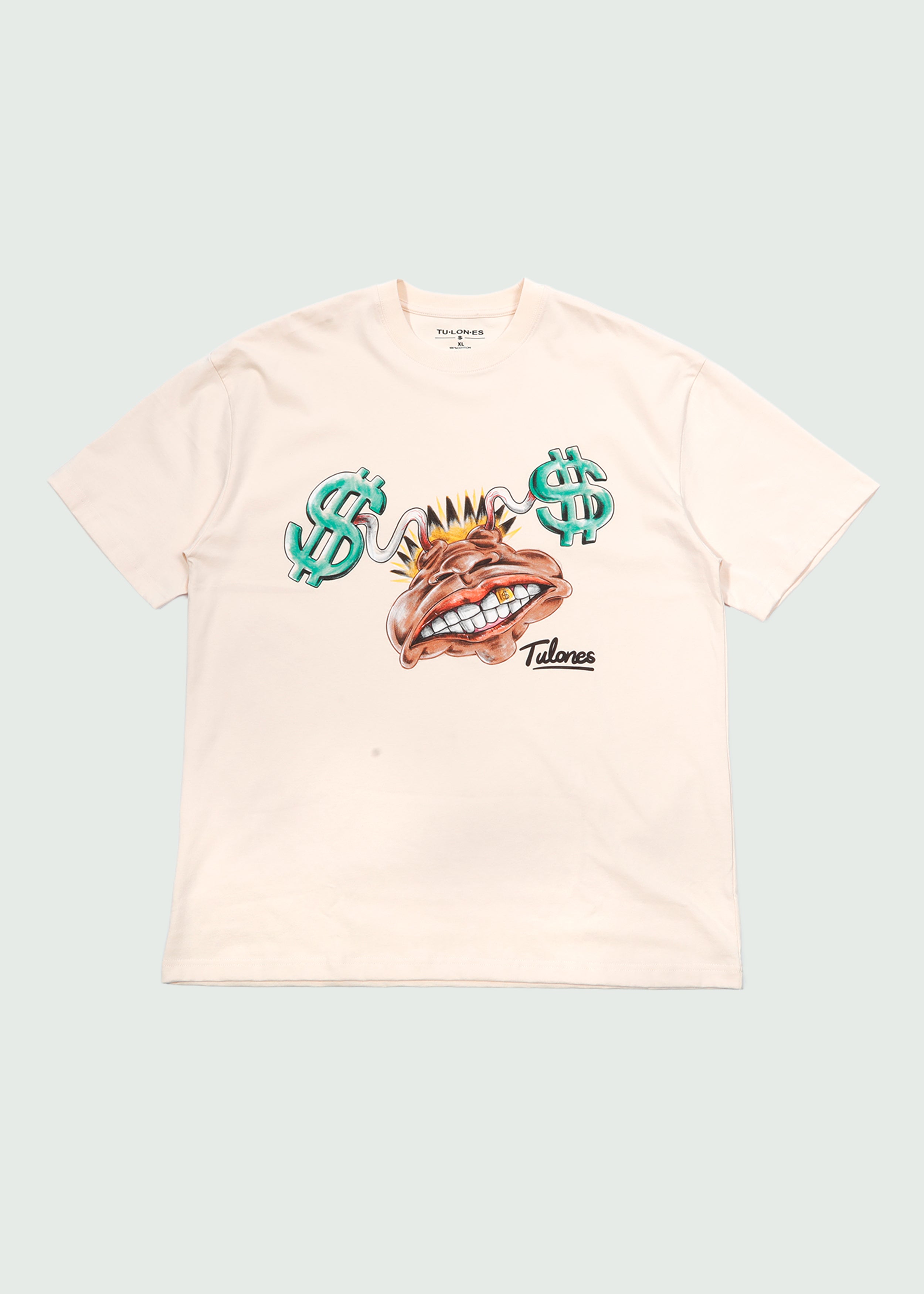 Say Cheese T-shirt Tan
