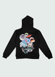 Patch Hoodie Black