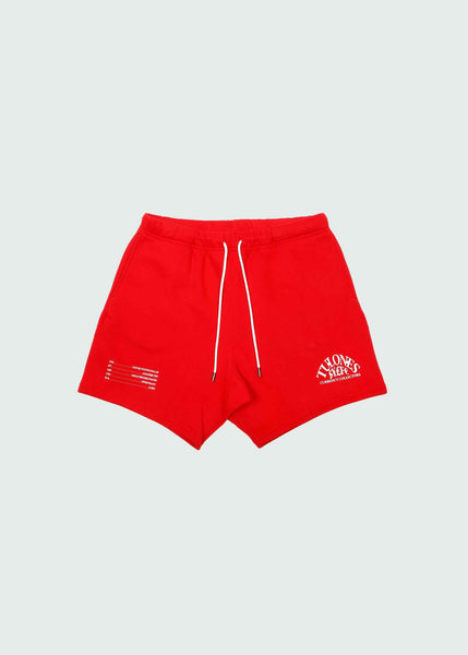 Multi Currencies Shorts Red