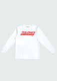 Retro Line Long Sleeve T-Shirt White/Red