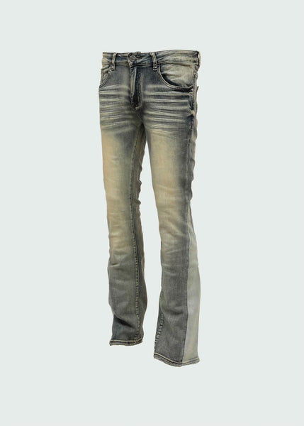 Dust Wash Flare Denim