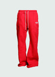 Stay Loyal Or Get Finessed Flare Pants Red