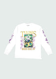 Mardi Gras Long Sleeve T-Shirt White