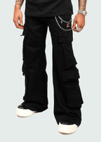 Big Pocket Jeans Black