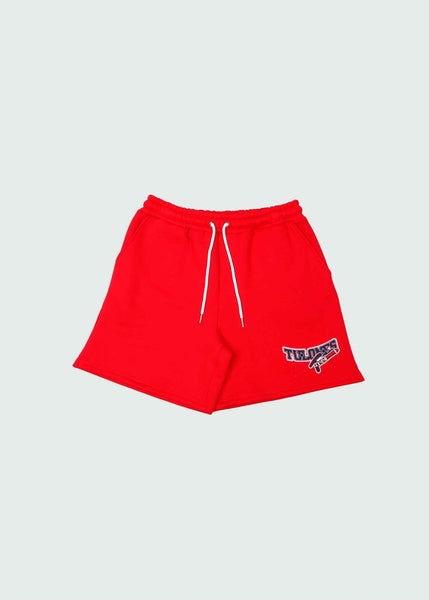 Baseball Collection Cotton Shorts Red