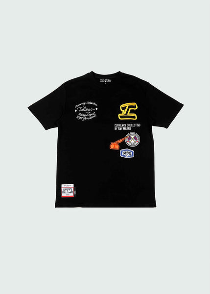 Patch Collection Front T-Shirt Black in