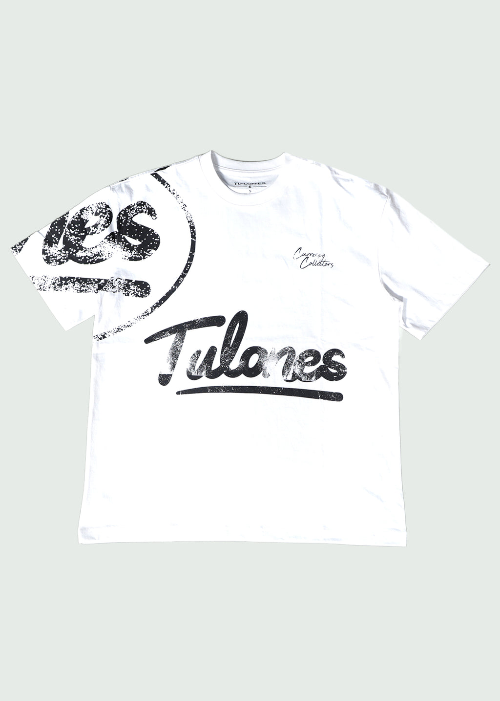 Circled Cursive T-shirt White