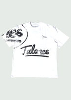 Circled Cursive T-shirt White