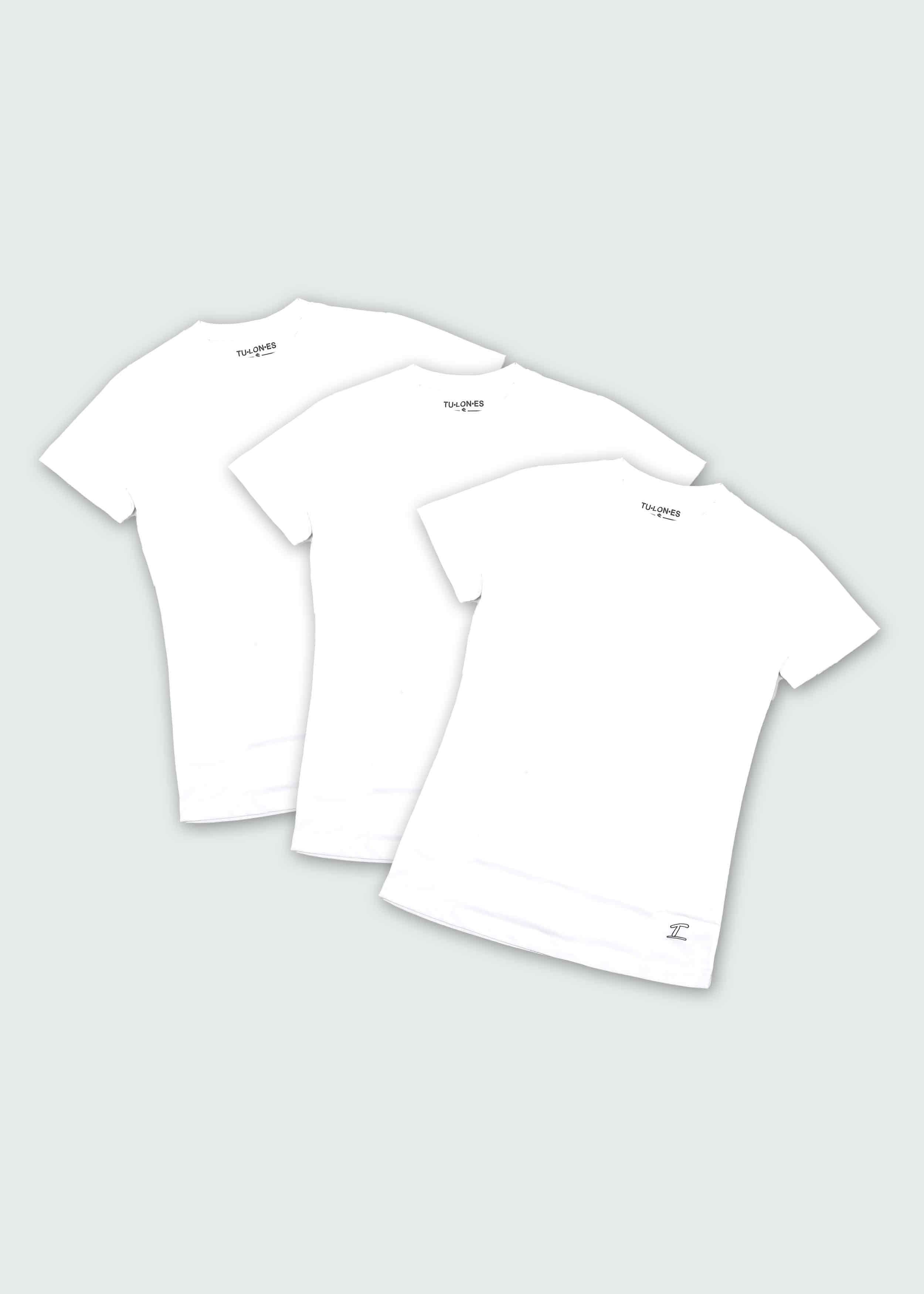 ENNOY 3PACK T-SHIRTS (WHITE) Lサイズ 【公式通販】