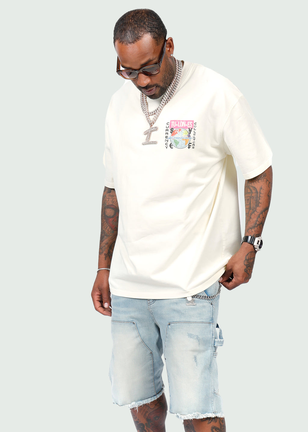 International Transaction T-shirt Cream