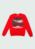 Dead Presidents Crewneck Red